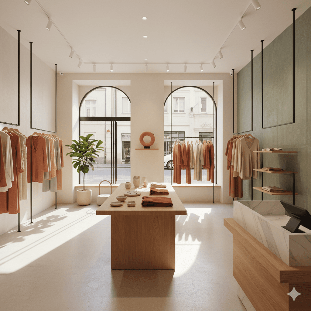 Fashion design studio background